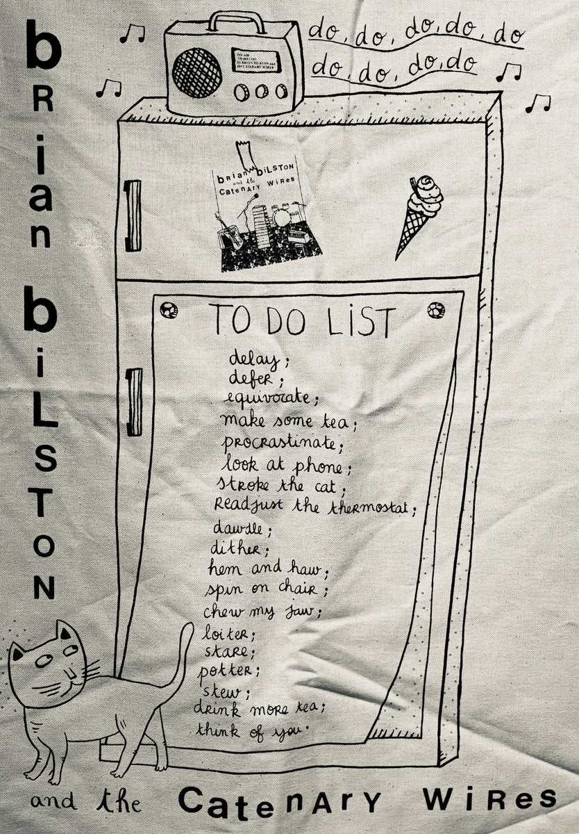 Brian Bilston and The Catenary Wires - Tea Towel